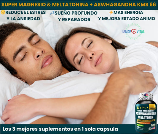Tu fórmula avanzada 3 en 1 para calmar el estrés, dormir profundo y recargar tu energía cada día.