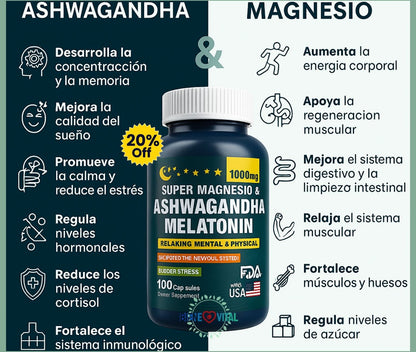 Tu fórmula avanzada 3 en 1 para calmar el estrés, dormir profundo y recargar tu energía cada día.
